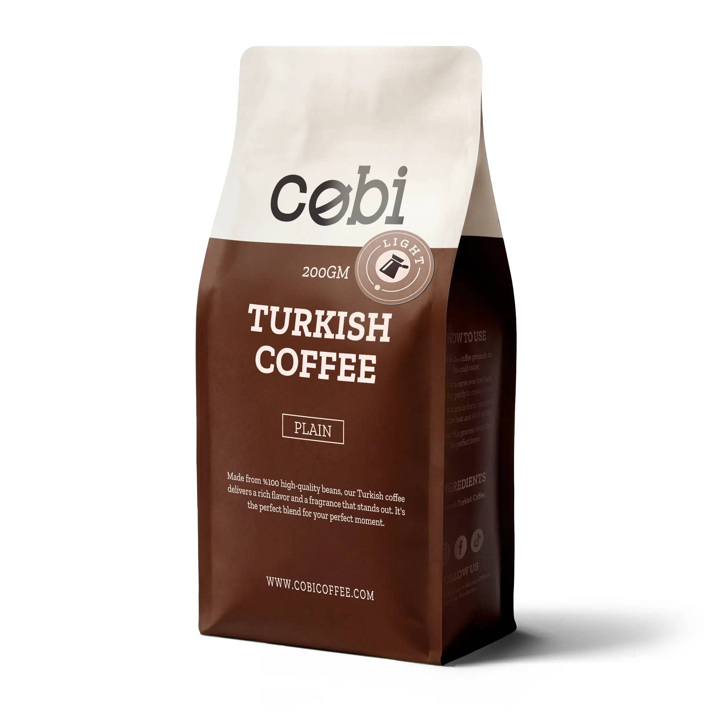 Turkish Coffee - Plain - Light