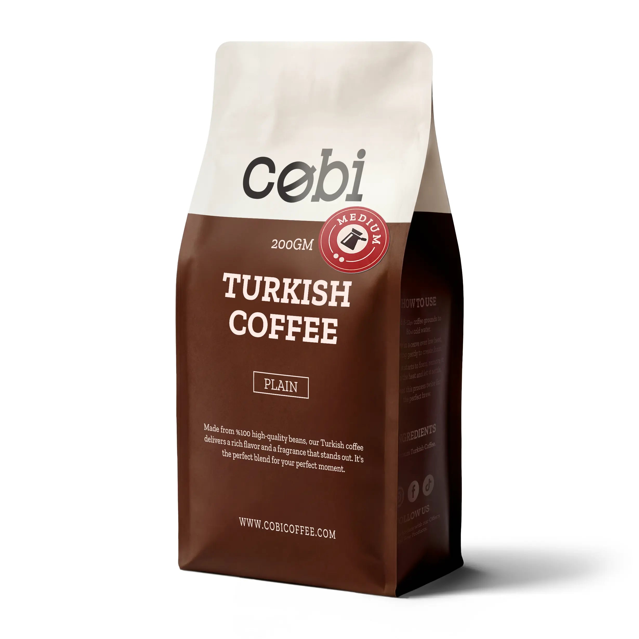 Turkish Coffee - Plain - Medium